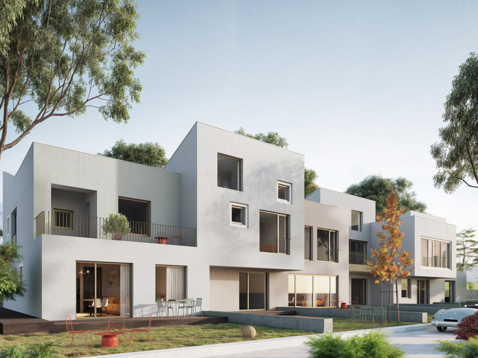 Pastell Residence — randare arhitecturală